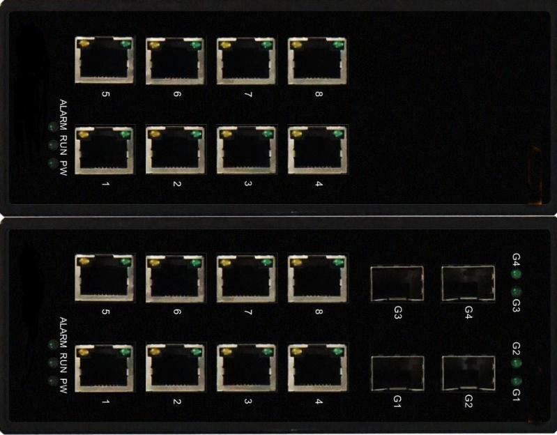 一光八电百兆工业级网管型交换机