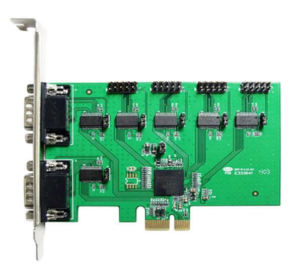 PCI-E转6口RS232工业级高速串口卡