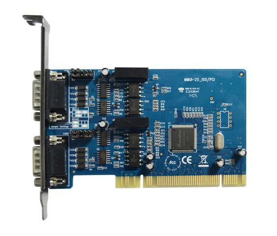 PCI转2口RS485/422工业级高速串口卡