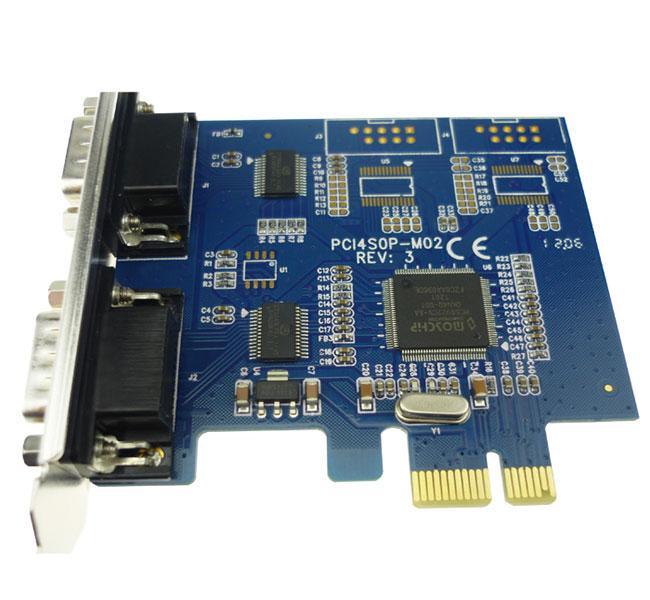 2口PCI-E转RS232高速串口扩展卡