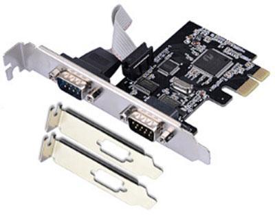 PCI-E转2口RS232串口卡（军工加强型）