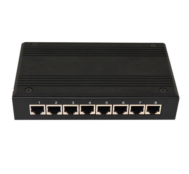 8口RS232/485/422转TCP/IP串口服务器(工业级）